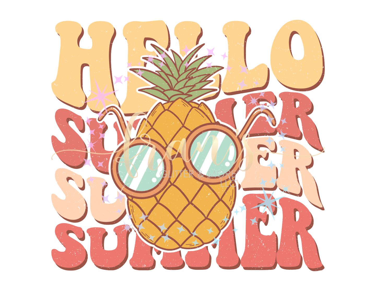 Retro Hello Summer