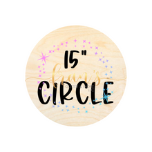 Load image into Gallery viewer, Circle Wood Cutout - Multiple Sizes!