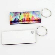 Load image into Gallery viewer, White Sublimation Keychains