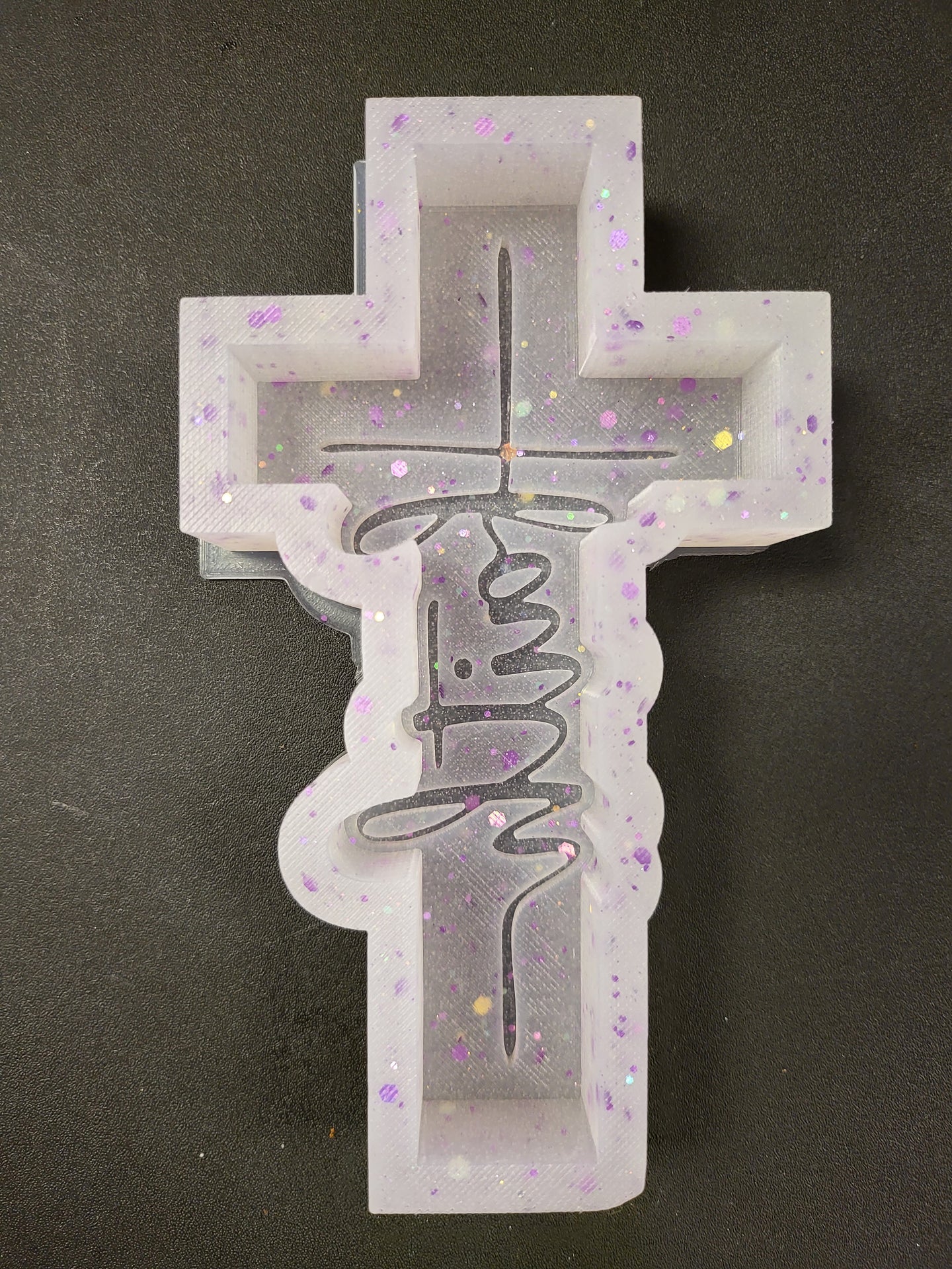 Faith Cross XL Freshie Mold