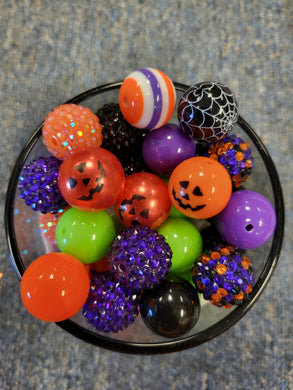 Halloween Specialty Mix Bubblegum Beads
