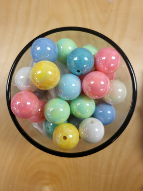 Pearl Mixed Bubblegum Beads