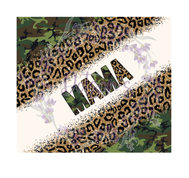 Camo & Leopard Mama Sublimation Wrap