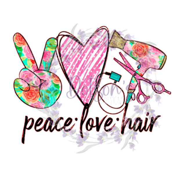 Peace Love & Hair Sub