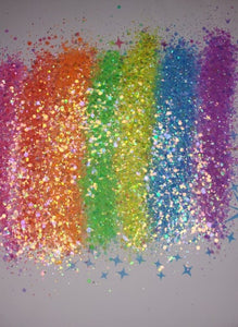 7 Color Rainbow Glitters